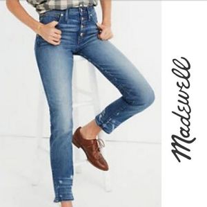 Madewell Jeans slim straight button front